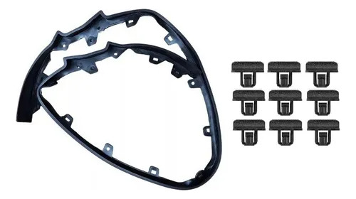 Defletor Parachoque Dianteiro Gm Onix 20/24 C/ Grampos