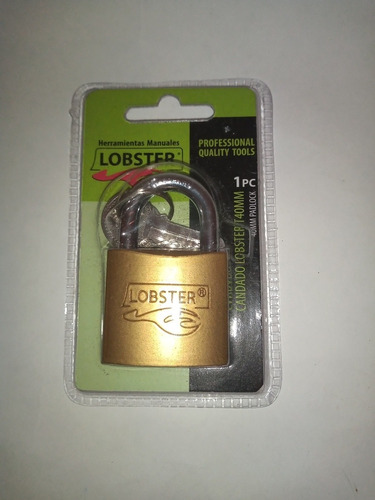 Candado Arco Lobster 40 Mm Tipo Cisa