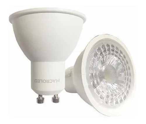 comprar Lampara Led Dicro 7w Pvc Blanca Par16 Calida Gu10 Macroled