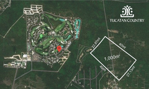 Imagen 1 de 5 de Espectacular Terreno En Country Club Yucatán