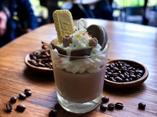1 Vela Aromática De Café Capuchino