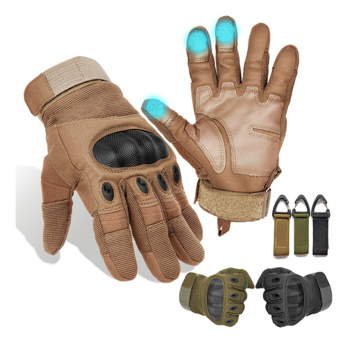 Guantes Tacticos Militares De Moto/motocross Nudillo Almohad