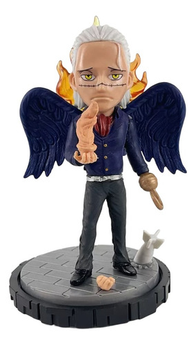 Set 7 Figuras De One Piece Seraphim Crocodile Geko Flamingo