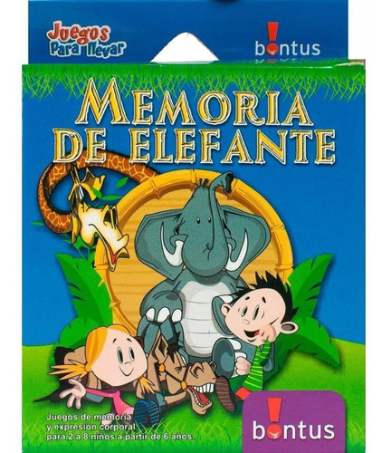 Juego De Mesa Memoria De Elefante 3 Juegos Gabym