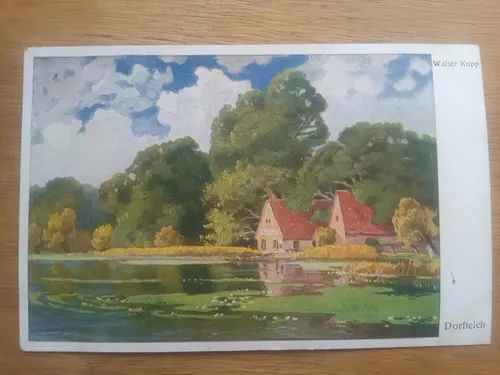 Alemania 10 Postales Pintura Walter Popp Pintor Alemán Arte