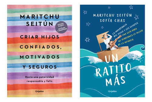 Criar Hijos Confiados + Un Ratito Mas - Seitun - 2 Libros