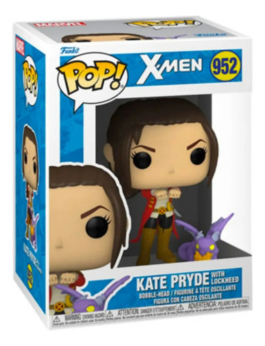 Boneco Funko Pop Da Kate Pryde Com Lockheed X-men #952 Novo