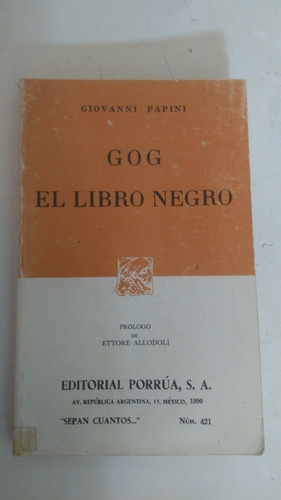 Gog El Libro Negro