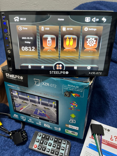 Steelpro Estéreo Doble Din Multimedia Vo (Usado)