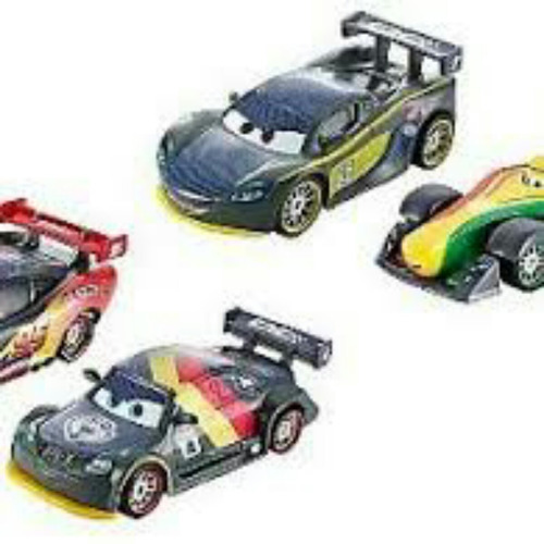 Disney Pixar Cars Carbono Speed 4-pack Con Rip Clutchgoneski