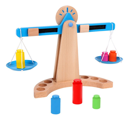 . Sartén Encajable De Madera For Niños. Báscula De Madera