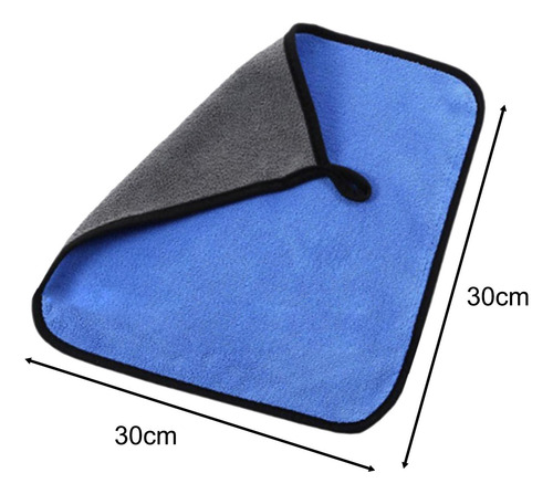 Toalla De Limpieza Toalla De 300x300x8mm Gris Azul