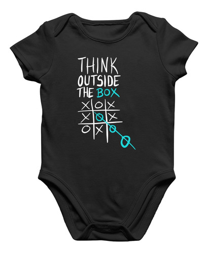 Body Bebê Algodão Think Outside The Box Roupa