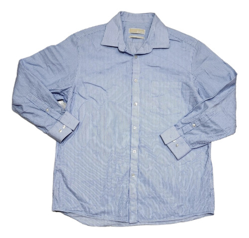 Camisa Michael Kors Grande 16 1/2 32-33 Regular Azul Cielo