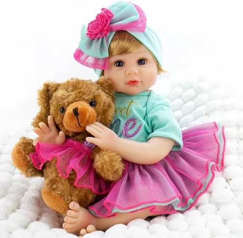 Bebe Reborn Muñeca Real 50 Cm Con Accesorios