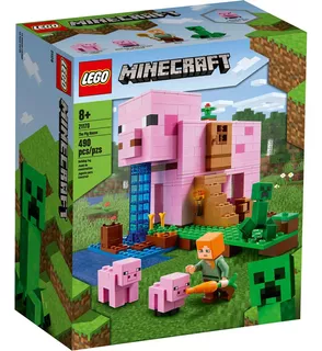 Lego Minecraft La Casa-cerdo 21170 (490 Piezas )