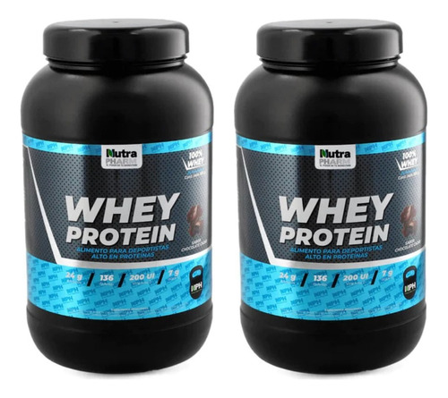 2x Proteinas  Whey Protein Nutrapharm- Desarrollo Muscular