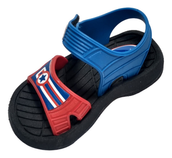 sandalia infantil masculina super herois