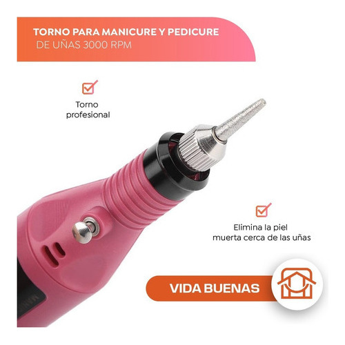 Torno Manicure Torno Para Uñas Pulidor De Uñas /9334
