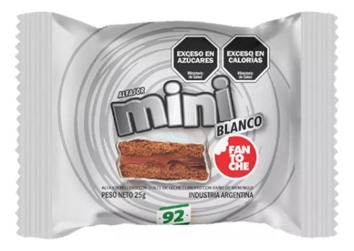 Mini Alfajor Fantoche Blanco O Negro X 60 Unidades