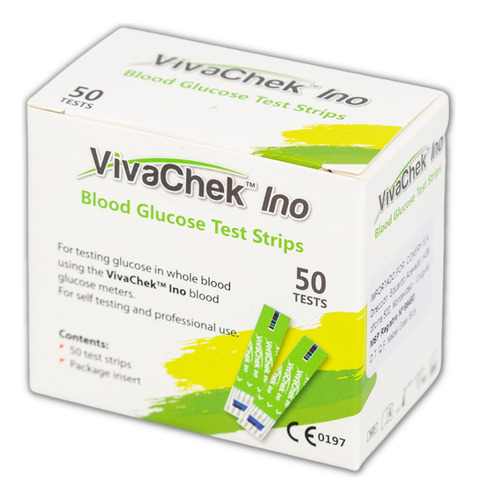 Vivachek Ino Tiras X 50 Glucosa En Sangre