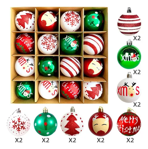 Esferas De Navidad, 40 Unidades Juego De Bolas De Navidad