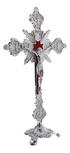 Figura De Cruz De Jesucristo Con Crucifijo De Aleación, Perf