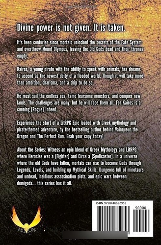 Kairos The Last Gods A Greek Myth And Pirate Litrpg, De Durand, Maxime J.. Editorial Independently Published En Inglés
