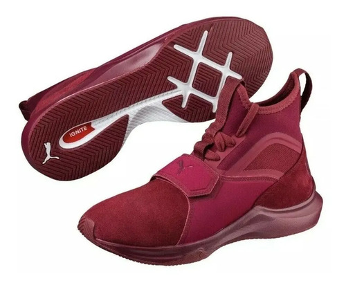 Zapatillas Puma Phenom Bordo Mujer 190968 02 | MercadoLibre