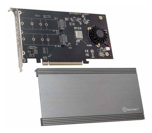 Io Crest Dual M.2 Nvme Puertos Raid A Pcie 3.0 X16 Interface