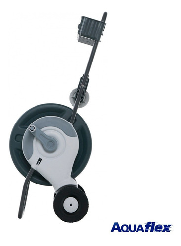 Imagen 7 de 10 de Kit Riego + Carro Porta Manguera Rehau + Manguera 1/2 X 25 M