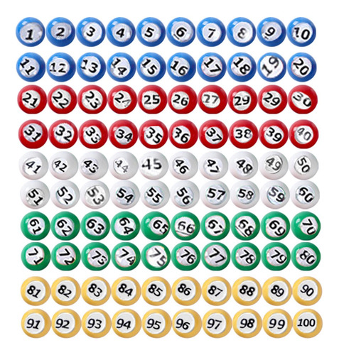 Piezas De Repuesto Para Bolas De Bingo, Bolas De Rifa Para 1