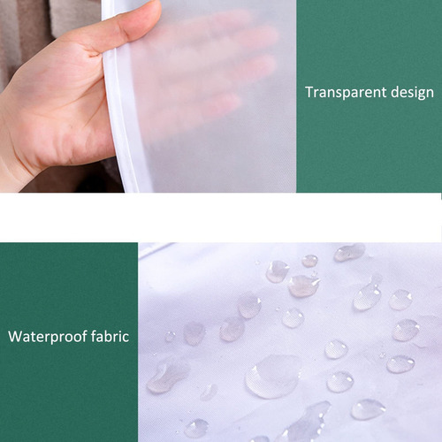 Big Cubierta Funda For Almacenamiento,perchero Transparente