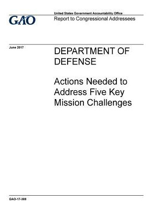 Libro Department Of Defense, Actions Needed To Address Fi...