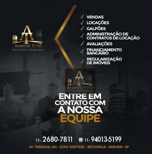 Excelente Galpão Para Locação Em Barueri, Com 725 M² De Área Construída - Confira! - Ga0370