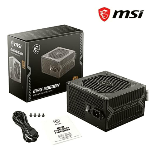 Msi Fuente De Poder Mag A650bn/650w/80+ Bronce/120mm/atx