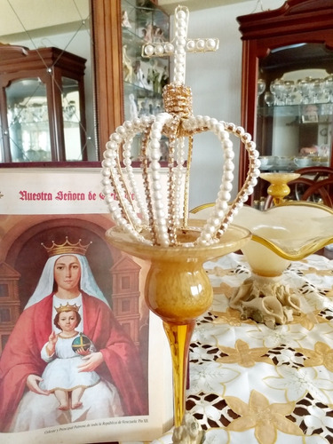 Imagen 3 de 10 de Corona Para Virgen, Santa O Imagen Religiosa
