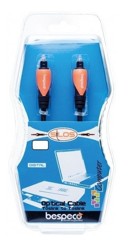 Imagen 5 de 10 de Cable Fibra Optica 2 Metros Bespeco Sltk200 Toslink