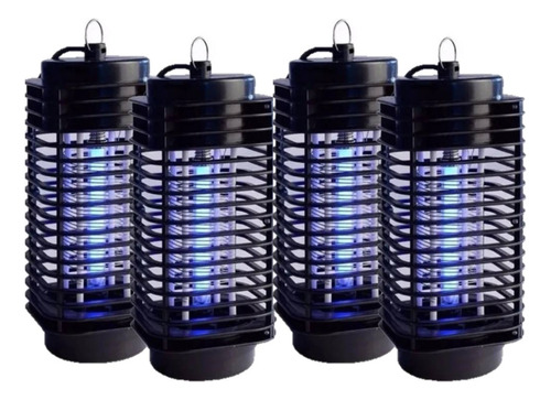 X4 Lampara Mata Mosquitos Colgante Mata Zancudos Luz Uv