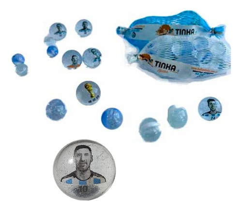 Bolitas Tinka Argentina Campeones Del Mundo - Red Con Messi