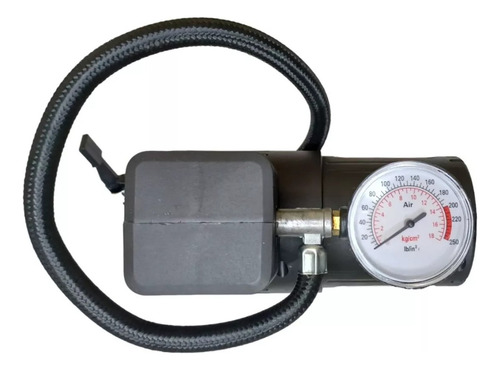 Mini Compressor Automotivo Com Manômetro 250psi 250w 12v