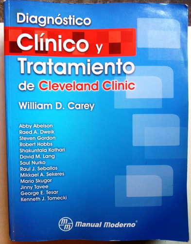 Diagnóstico Clínico Y Tratamiento De Cleveland Clinic (Usado)