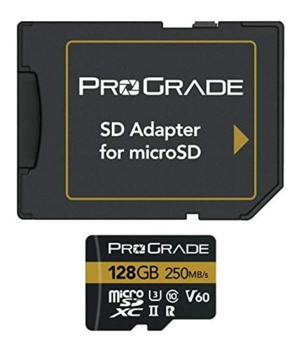 Memoria Micro Sd Prograde 128gb 250mb/s 130mb/s Microsdxc