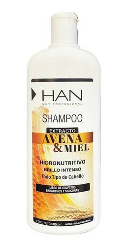 Han Shampoo Avena Y Miel X500ml