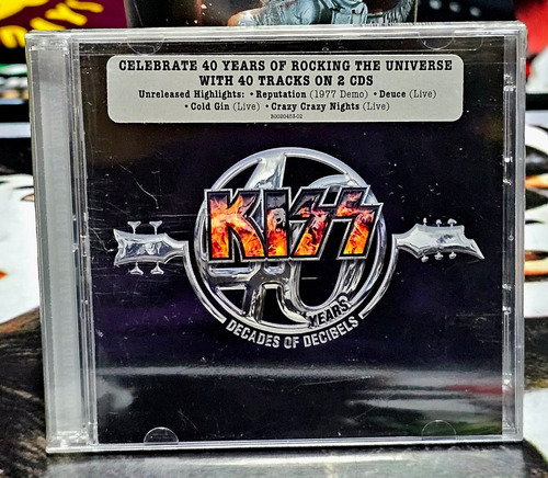 Kiss Cd Doble 40 Years Nuevo Sellado Made In Usa Envios 