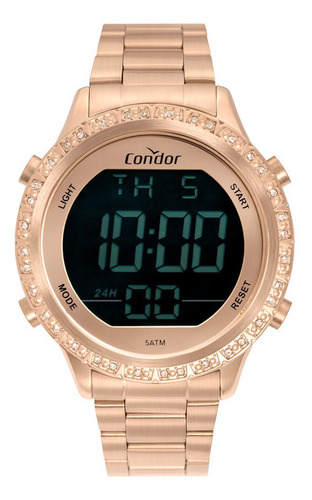 Relógio Condor Feminino Cobj3463ak/4j Rose Digital