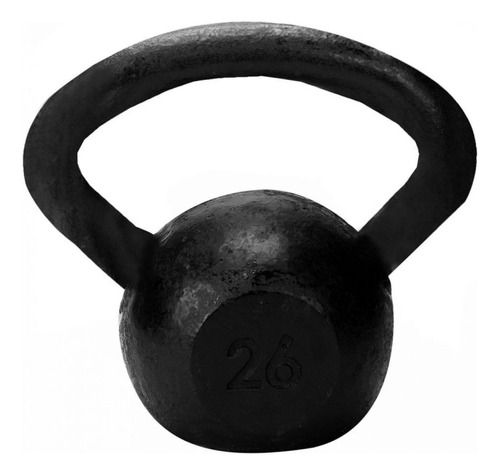 Kettlebell 26 Kg Em Ferro Fundido Pintado