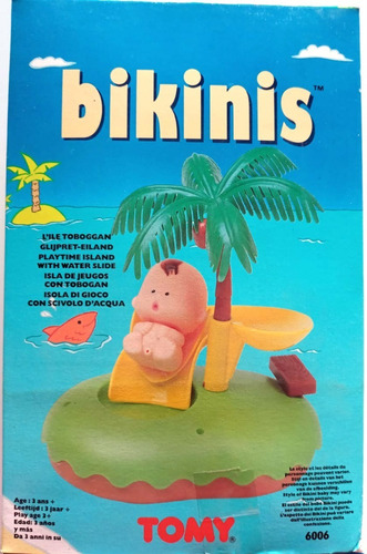 Muñeco Bikinis Tomy 6006 Islas Con Tobogan Retro Vintage