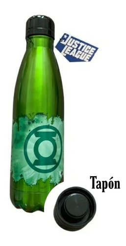 Botella Acero Inox Linterna Verde 780ml Original Dc Lj032