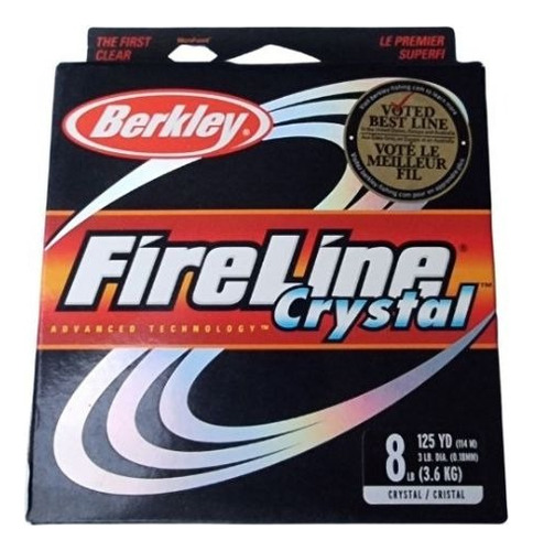 Linha Multifilamento Berkley Fireline Crystal 8lbs 114mts